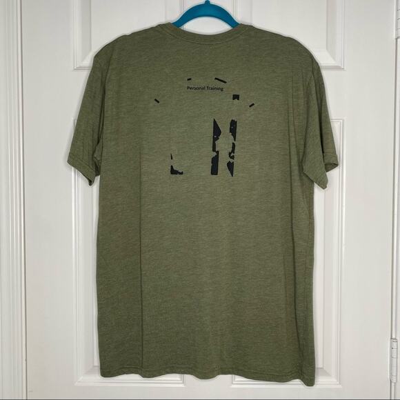 AMERICAN LAKES & TIMBER USA American Flag Tee Shirt in Army Green Size Large - Picture 2 of 3
